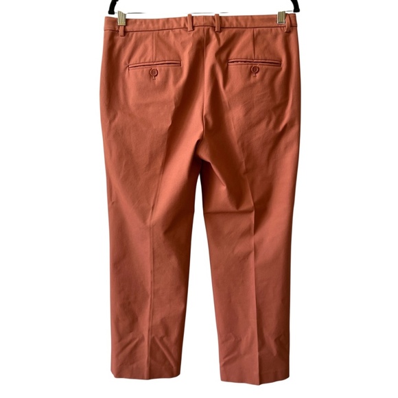THEORY TROUSER PANTS 10 ANKLE LENGTH NWOT SALMON CAREER CASUAL OFFICE CLASSIC - Picture 4 of 12